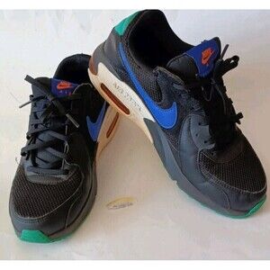 Nike Air Max Excee Running Shoes Men's 8.5 Black Blue Sneakers (CD4165-002)